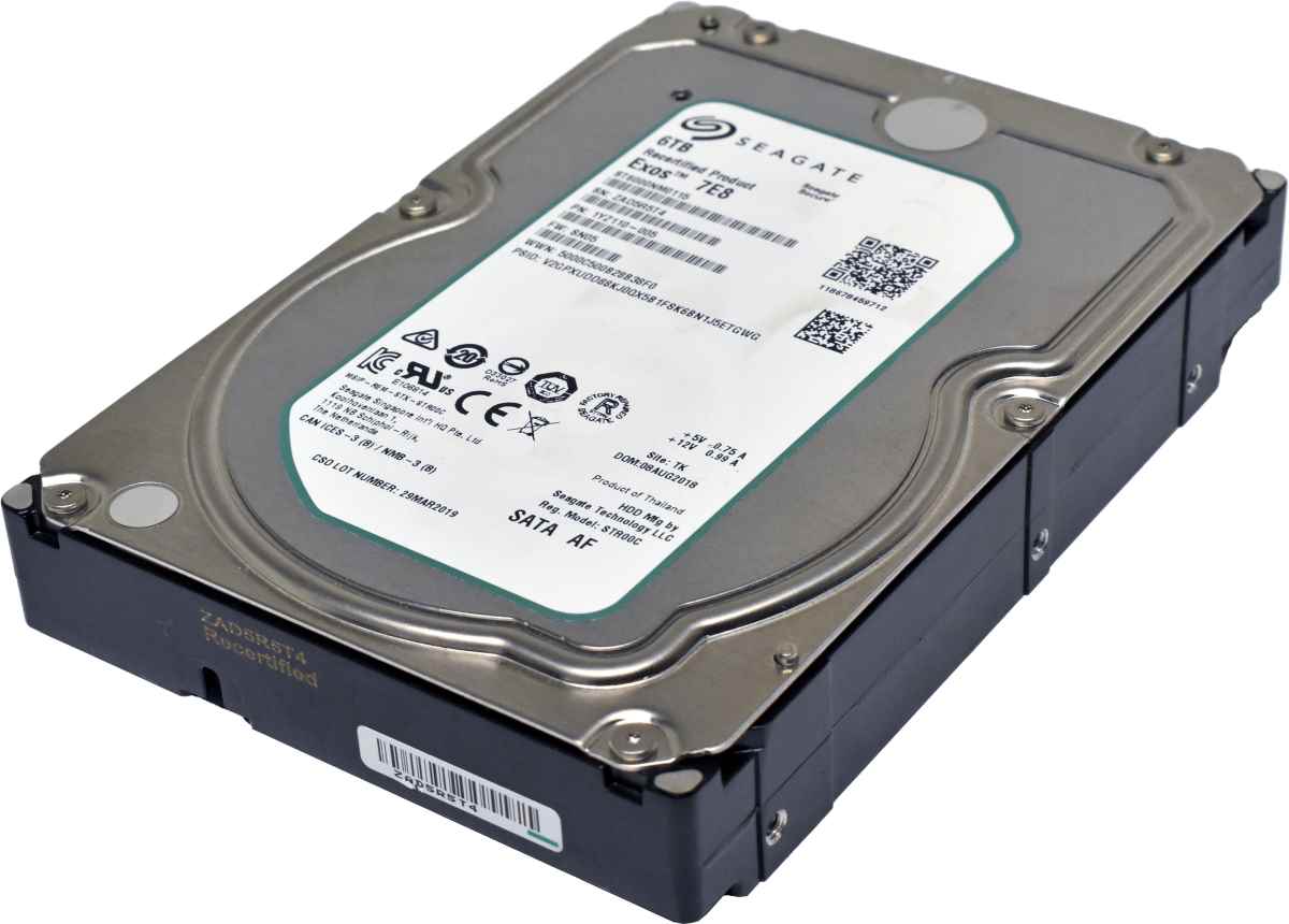 Seagate EXOS 7E8 6TB 3.5" 7.2K 6G SATA HDD ST6000NM0115 1YZ110-005