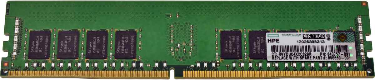 HP SKhynix 16GB 1Rx4 PC4-2666V DDR4 RAM HMA82GR7CJR4N-VK 840757-091