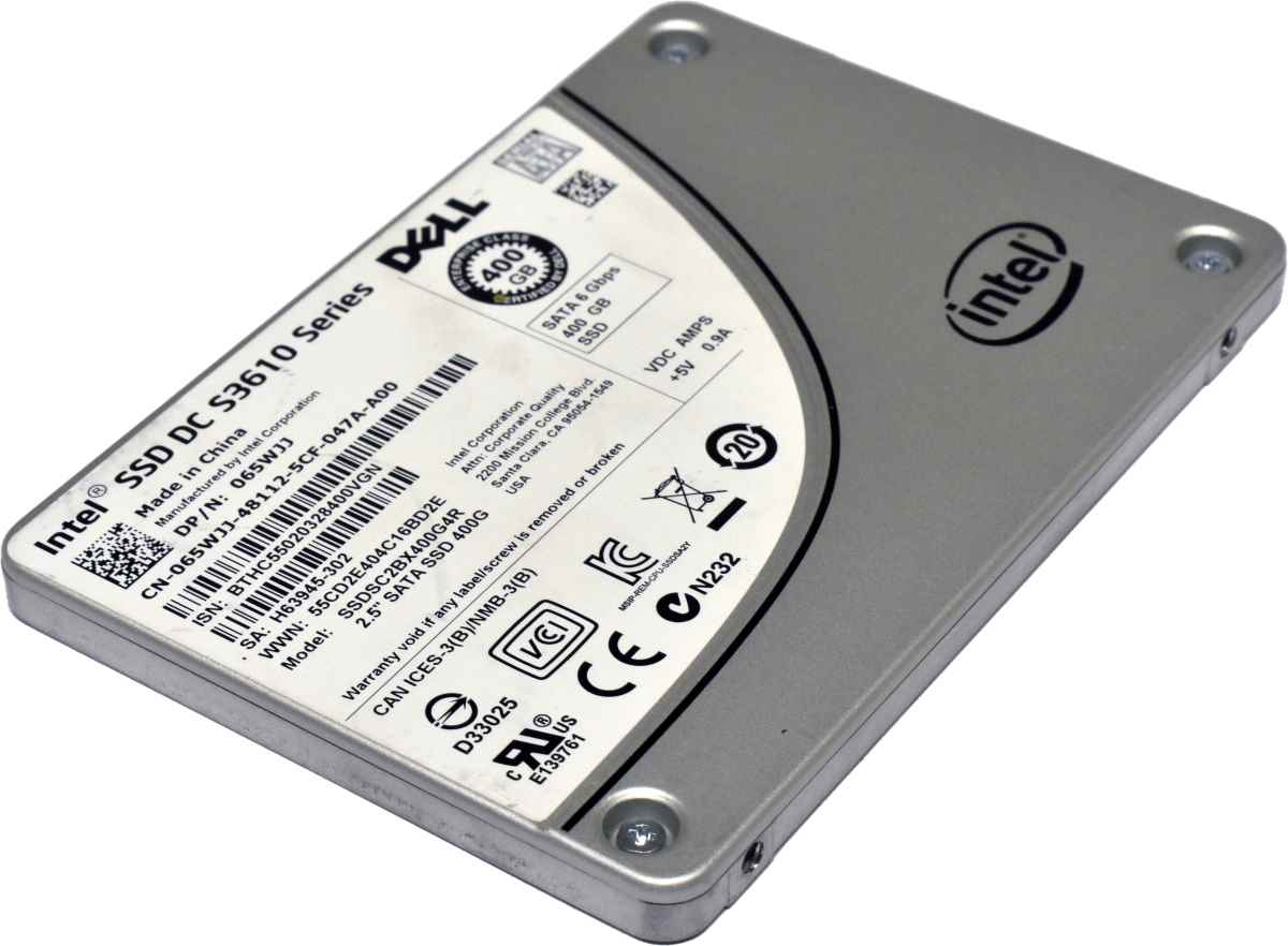Dell Intel SSD DC S3610 400GB 065WJJ SSDSC2BX400G4R 2.5" 7mm 6G SATA SSD