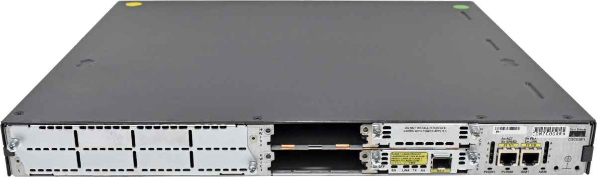 Cisco 2811 CISCO2811 Integrated Services Router + Modul HWIC-1GE-SFP