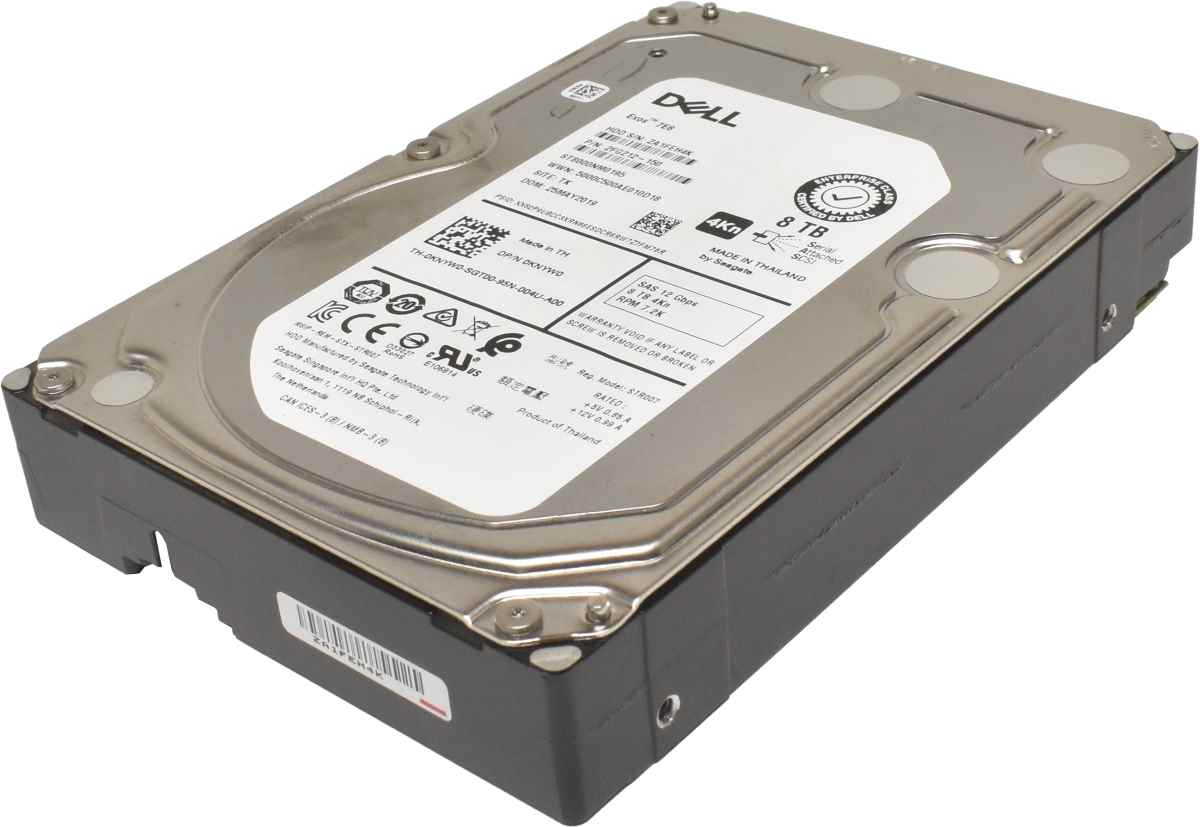 Dell Exos 7E8 8TB 4Kn 3.5" 7.2K SAS 12G HDD Festplatte ST8000NM0195 0KNYW0