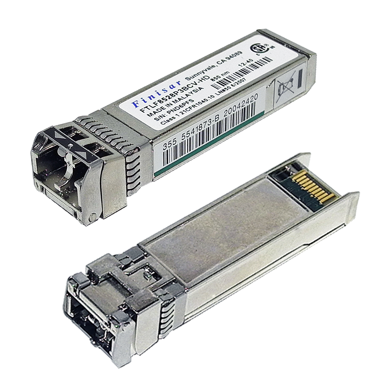 Finisar FTLF8529P3BCVAN1 16Gb FC SFP+ SWL 850 nm Transceiver NA 332-00331+A0 Finisar FTLF8529P3BCVAN1 16Gb FC SFP+ SWL 850 nm Transceiver NA 332-00331+A0