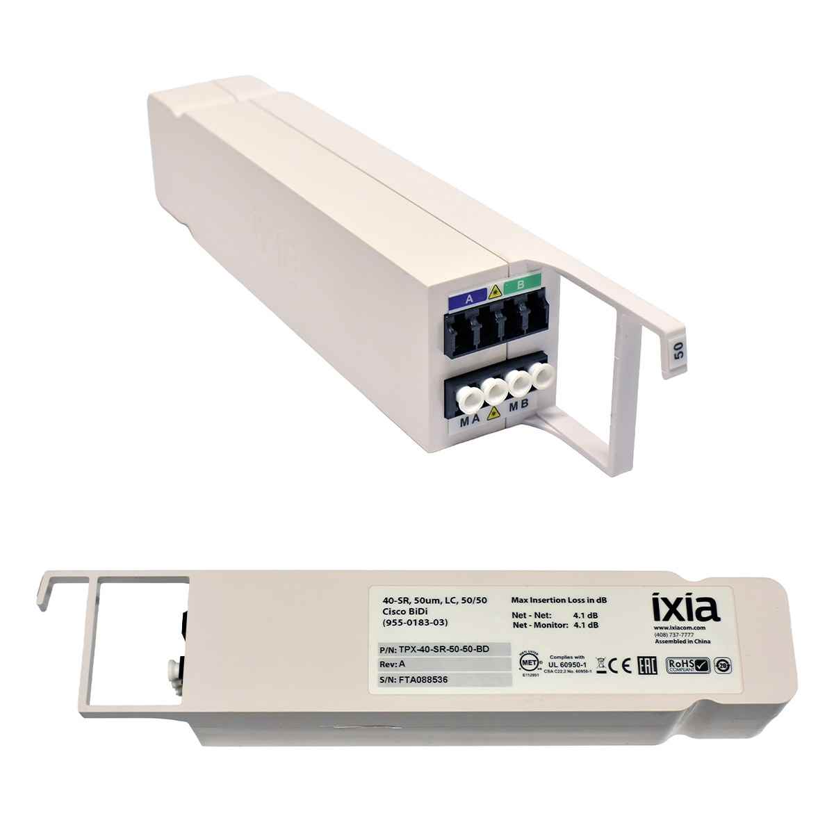 Ixia Assembly Rack RK-FLEX-24 5x Flex Tap Cisco BiDi TPX-40-SR-50-50-BD