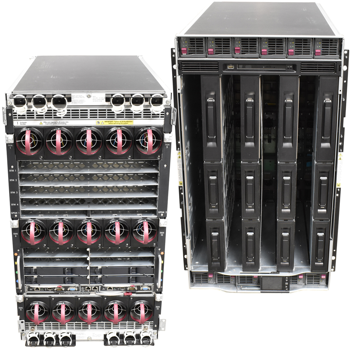 HP Superdome 2 AT147B Chassis 711994-001 2x AH389-60003 12x PWS Set AH337-2156C