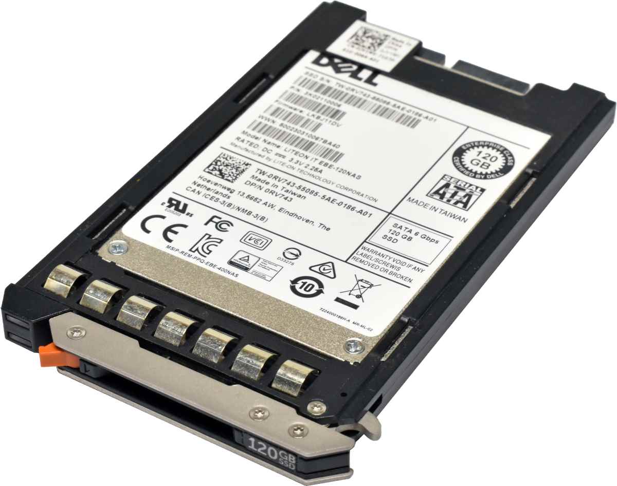 Dell LiteOn 120GB 0RV743 LITEON IT EBE-120NAS 1.8" 6G SATA SSD PowerEdge M830 M630 M430 Blade