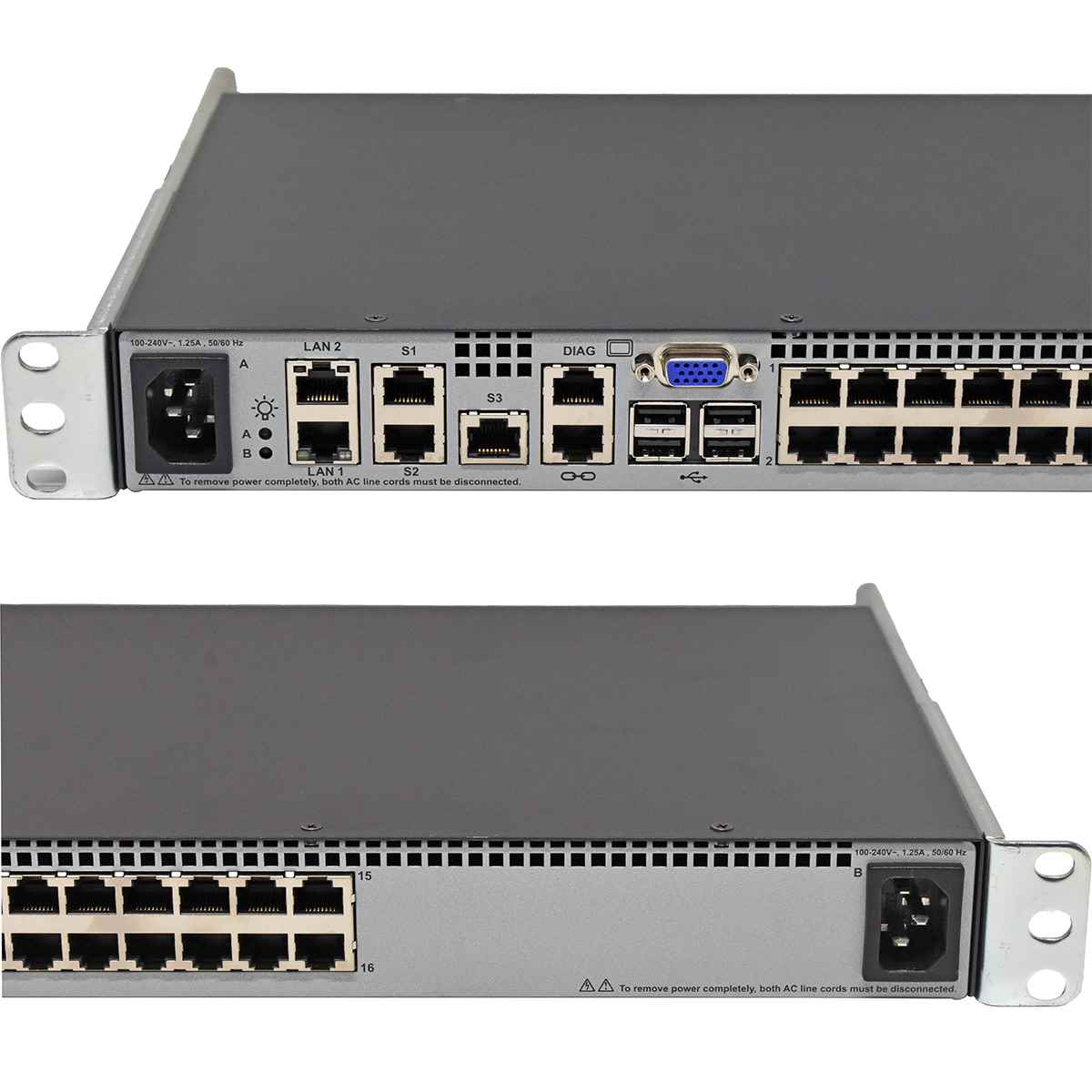 HP AF621A 2x1Ex16 KVM IP Console Switch G2 with Virtual Media CAC Software +Rack Ears HP AF621A 2x1Ex16 KVM IP Console Switch G2 with Virtual Media CAC Software +Rack Ears