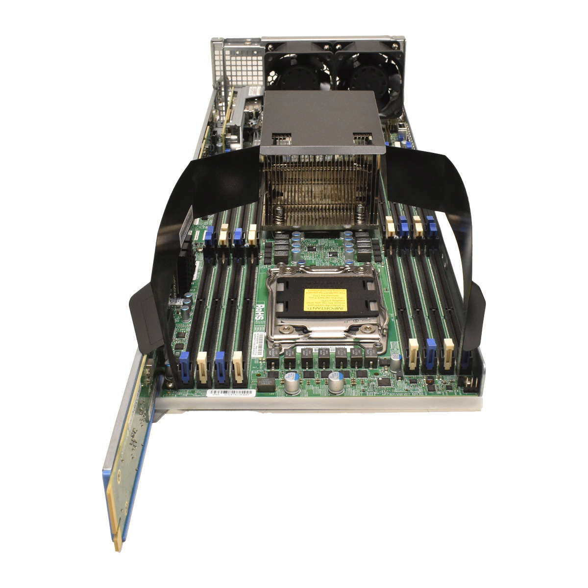 Supermicro-Node-Server-X9DRT-HF-J-NI22-no-CPU-no-P-005.jpg Supermicro Node Server X9DRT-HF+J-NI22 no CPU no PC4 1x Heatsink 1x 10GbE SFP+ CSE-217B