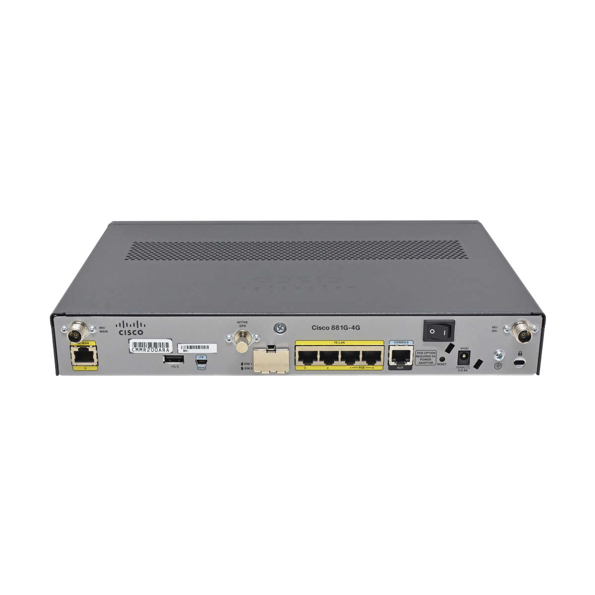 Cisco-C881G-4G-GA-K9-4-Port-Fast-Ethernet-Integrat-005.jpg Cisco C881G-4G-GA-K9 4-Port Fast Ethernet Integrated Services Router + Netzteil + Antenne