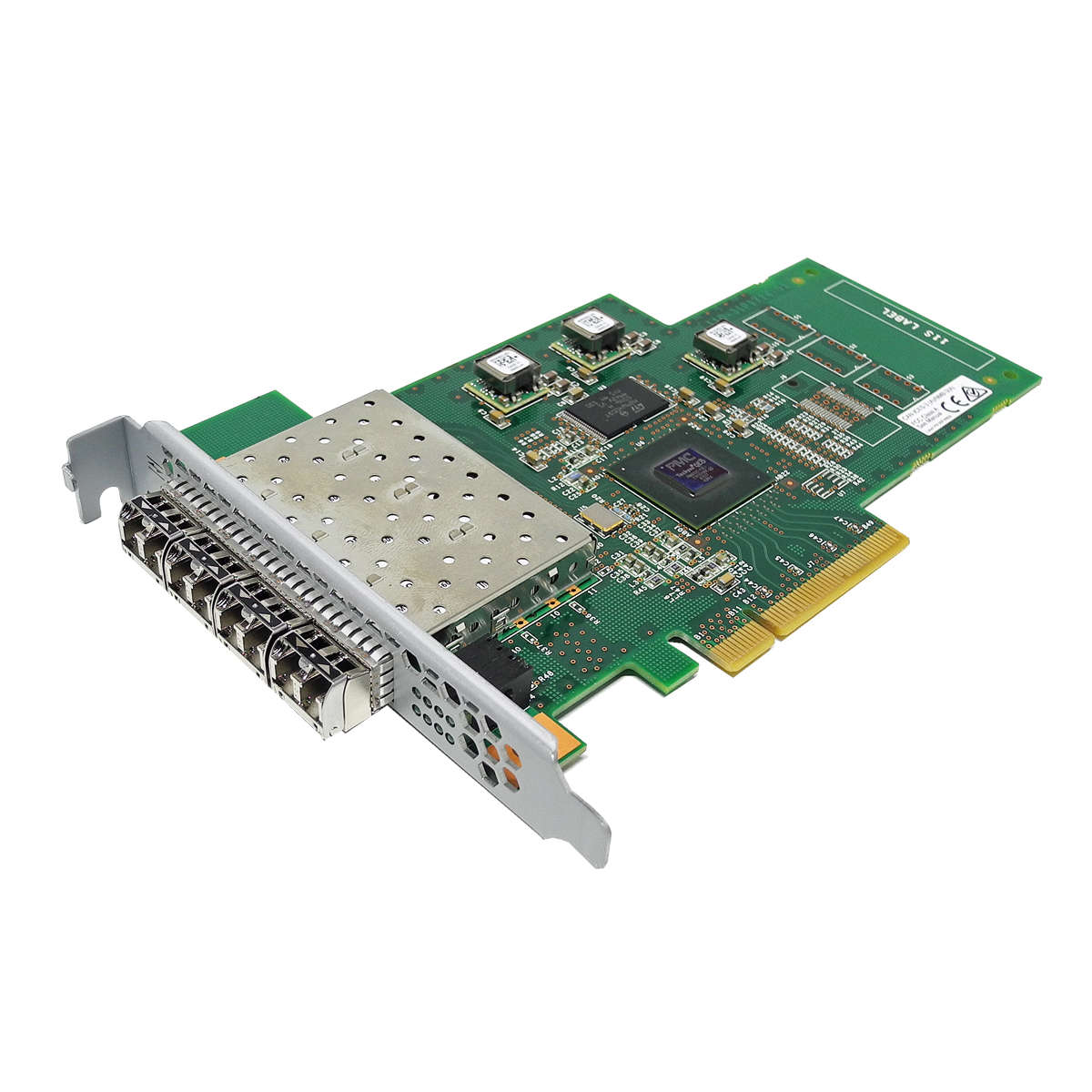 IBM-PMC-Quad-Port-8Gb-SFP-FC-PCIe-x8-Netzwerkkarte-001.jpg IBM PMC Quad-Port 8Gb SFP+ FC PCIe x8 Netzwerkkarte 31P1811 +4x 8Gb Transceivers