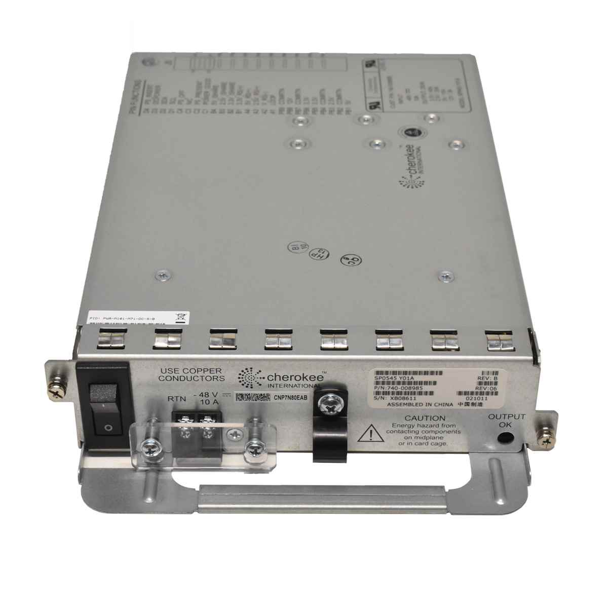 Juniper PWR-M10I Router 163I 293W SP545-Y01A P/N:740-008985 Juniper PWR-M10I Router 163I 293W SP545-Y01A P/N:740-008985