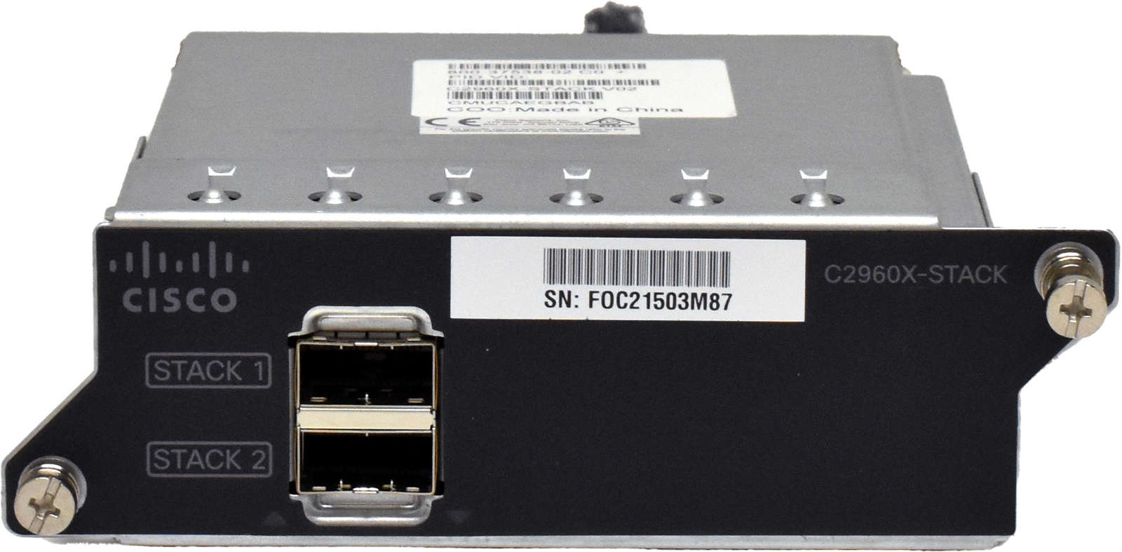 Cisco-Catalyst-2960-X-800-37538-01-02-FlexStack-Pl-003.jpg Cisco Catalyst 2960-X 800-37538-01, 02 FlexStack Plus Stacking Module