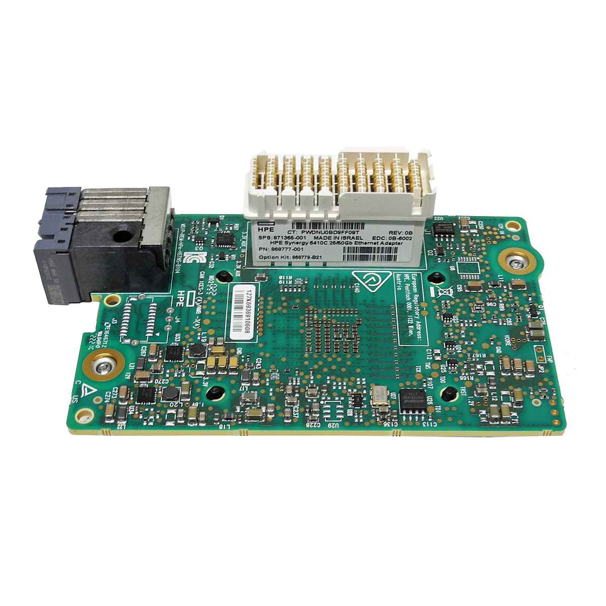 HP Synergy 6410C Dual-Port 25Gb / 50Gb Mezzanine Ethernet Adapter 871365-001 HP Synergy 6410C Dual-Port 25Gb / 50Gb Mezzanine Ethernet Adapter 871365-001