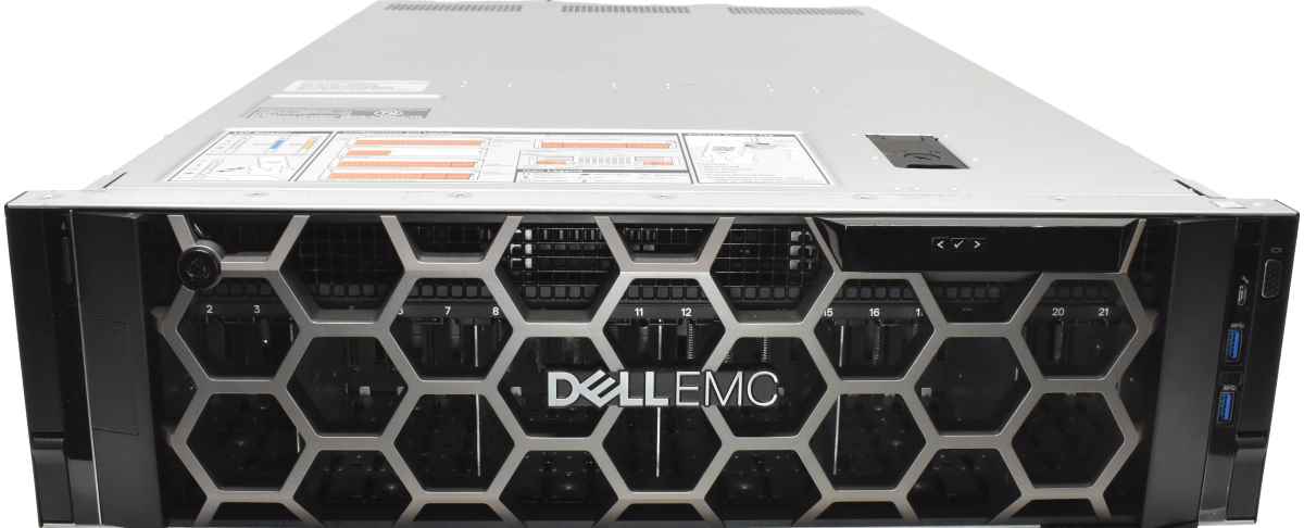 Dell PowerEdge R940 no CPU no PC4 no HDD H740p I350 X710 24x SFF 2,5
