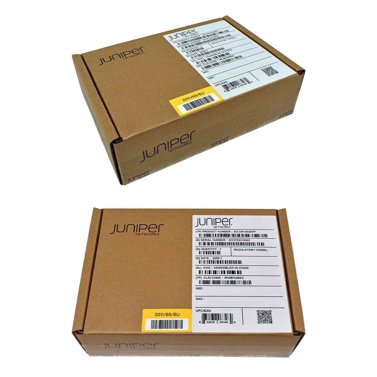 Juniper EX-UM-4X4SFP 10GE SFP+ Uplink Module for EX4300 NEW NEU