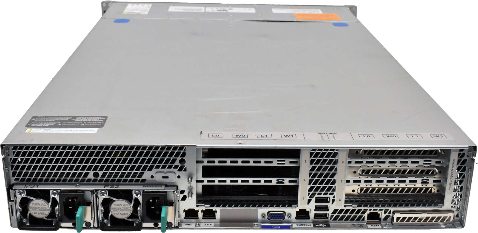 Riverbed-CXA-05070-B010-Server-2x-E5-2630-v2-2-6GH-002.jpg Riverbed CXA-05070-B010 Server 2x E5-2630 v2 2.6GHz 6C 24GB DDR3 RAM 24x 2.5Zoll