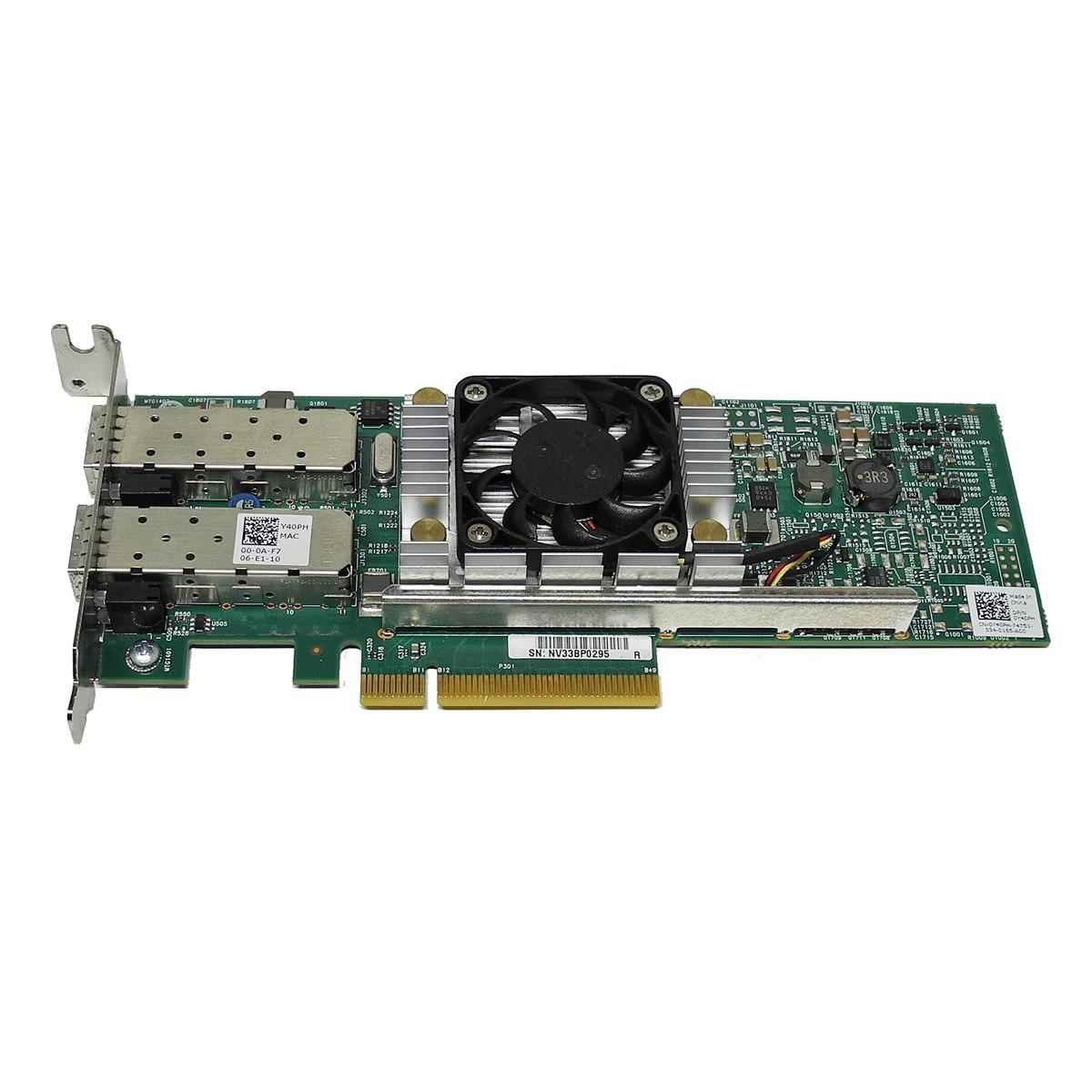 Dell 0Y40PH QLogic 57810s Dual-Port PCIe x8 10GbE SFP+ Network Adapter LP DELL BroadCom 57810S Netzwerk Karte 2x10GbE Port PCIe 0Y40PH Y40PH+ 2x GBIC LP