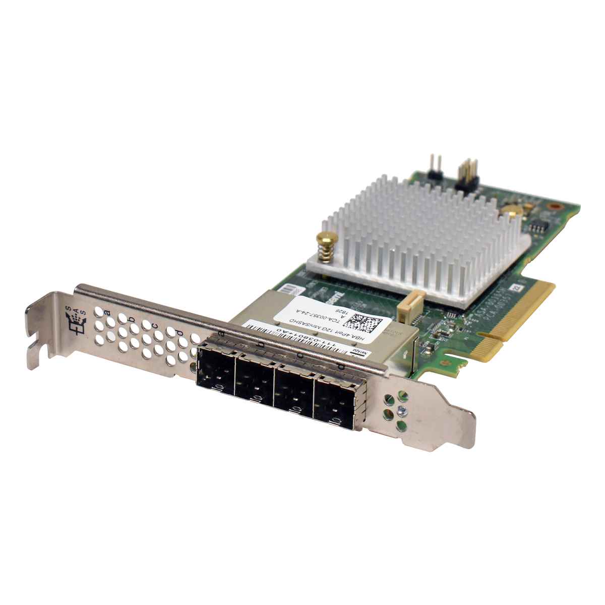 NetApp HBA 4-Port 12 G MiniSAS HD PCIe x8 Host Bus Adapter 111-03801+A0 TCA-00357-24-A NetApp TCA-00357-24-A HBA 4Port 12G SFF-8644 Host Bus Adapter DL360, DL380,DL385,DL580 G10 FP