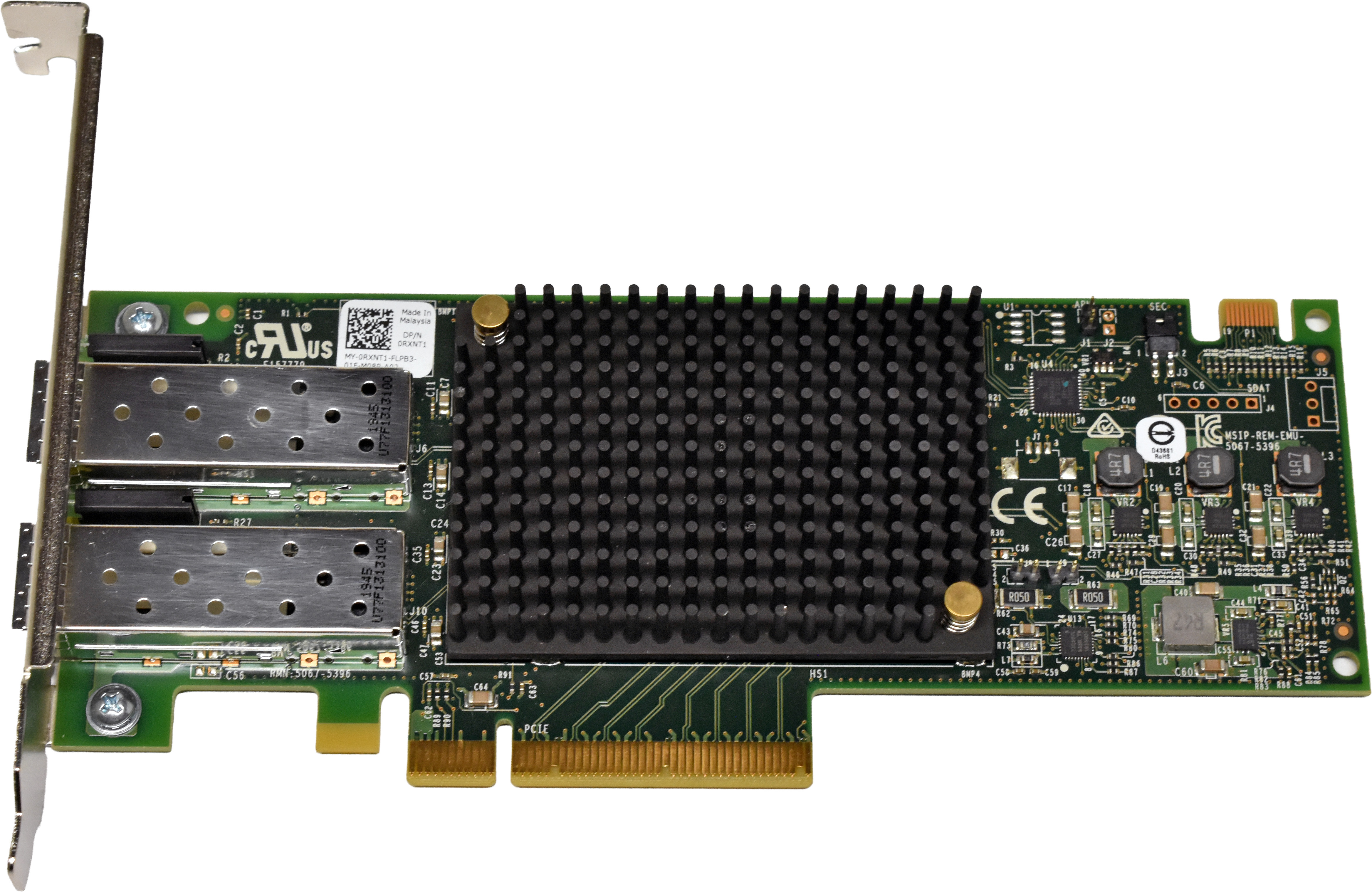 DELL 0RXNT1 0PD89Y Emulex LPE31002 Dual-Port 16Gb/s PCIe x8 FC Host Bus Adapter FP