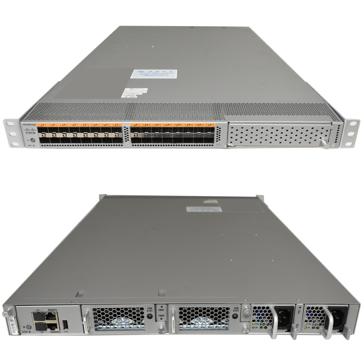 Cisco Nexus N5K-C5548P 68-3792-03 32-Port 10G Ethernet Switch + 6 mini GBICs Cisco Nexus N5K-C5548P 68-3792-03 32-Port 10G Ethernet Switch + 6 mini GBICs