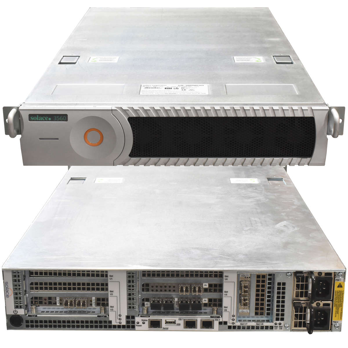 Solace-PubSub-3560-Event-Message-Broker-Appliance-001.jpg Solace PubSub+ 3560 Event Message Broker Appliance 6x 10GbE NAB TRB ADB Cloud