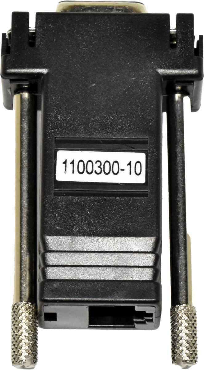 Perle IOLAN SCSC DBA0020C 04007040 1100300-10 Crossover Adapter with SUN/Cisco pinout DB-9F - RJ-45