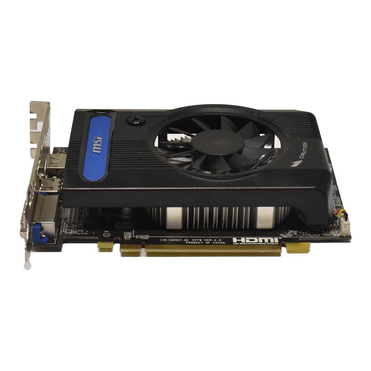 MSI 109-C44557-00 V279 AMD ATI Radeon R7750-2GD3 Graphics Card 2GB GDDR3 PCIe 3.0 x16 MSI 109-C44557-00 V279 AMD ATI Radeon R7750-2GD3 Graphics Card 2GB GDDR3 PCIe 3.0 x16
