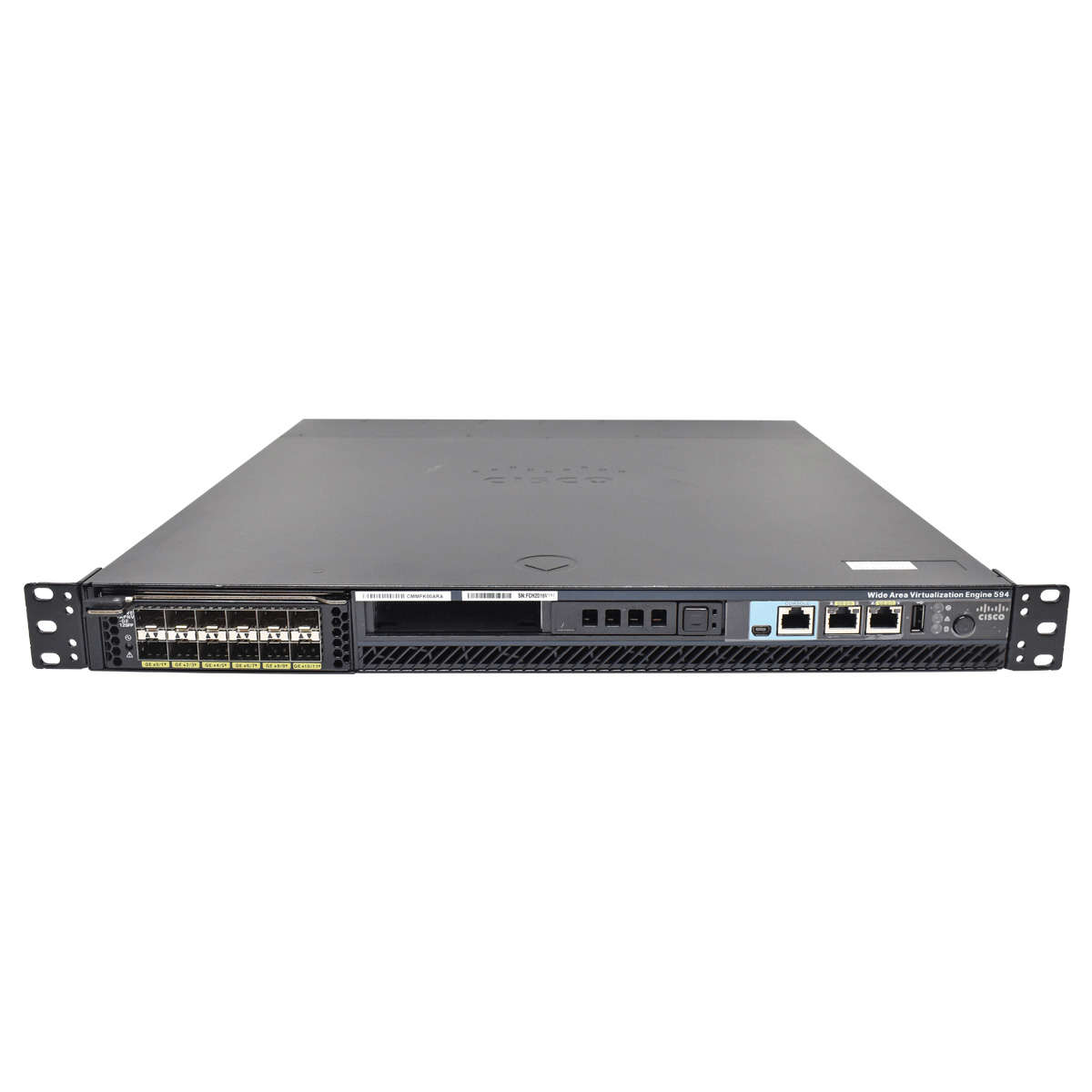 Cisco-Wide-Area-Virtualization-Engine-594-WAVE-594-002.jpg Cisco Wide Area Virtualization Engine 594 WAVE-594-K9 800-34888-01 G0 + 12-Port FC Modul WAVE-APNV-GE12SFP