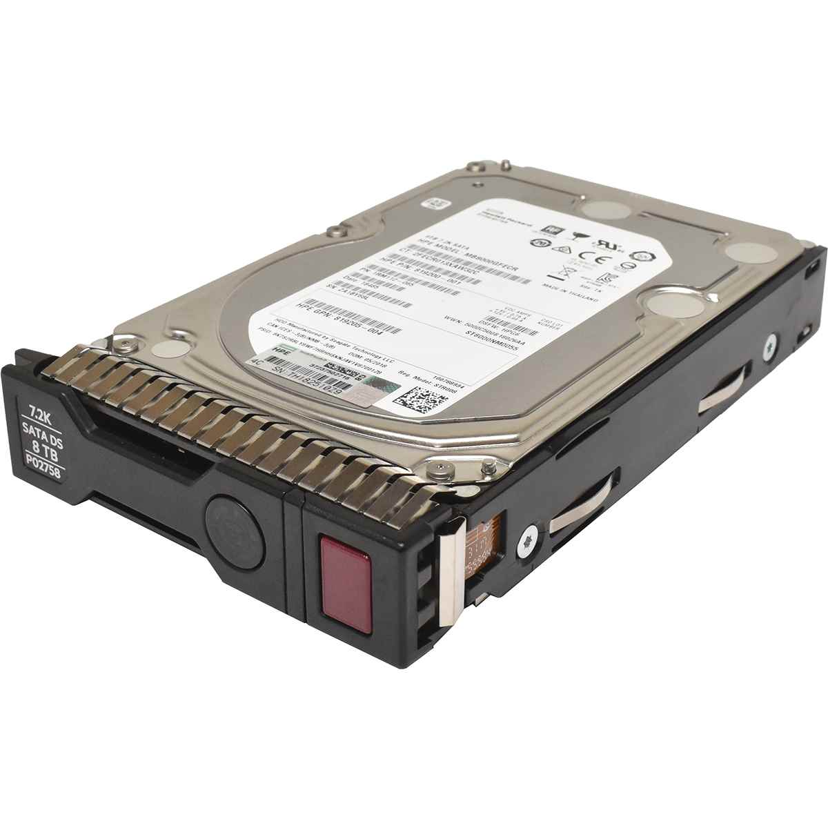 HP 8TB 3.5" 6G 7.2K SATA DS HDD Festplatte P02758-001 819205-004 für G8-G10 Servers mit Rahmen HP 8TB 3.5" 6G 7.2K SATA DS HDD Festplatte P02758-001 819205-004 für G8-G10 Servers mit Rahmen