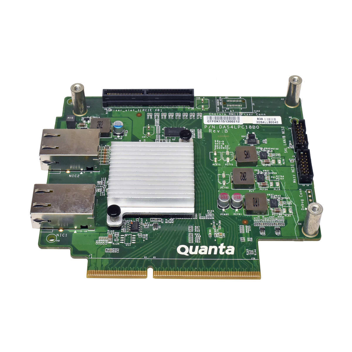 Quanta-DAS4LPC18B0-2-Port-LAN-I-O-Platine-für-Leno-003.jpg Quanta DAS4LPC18B0 2-Port LAN I/O Platine für Lenovo RQ940 Fujitsu RX4770 M2