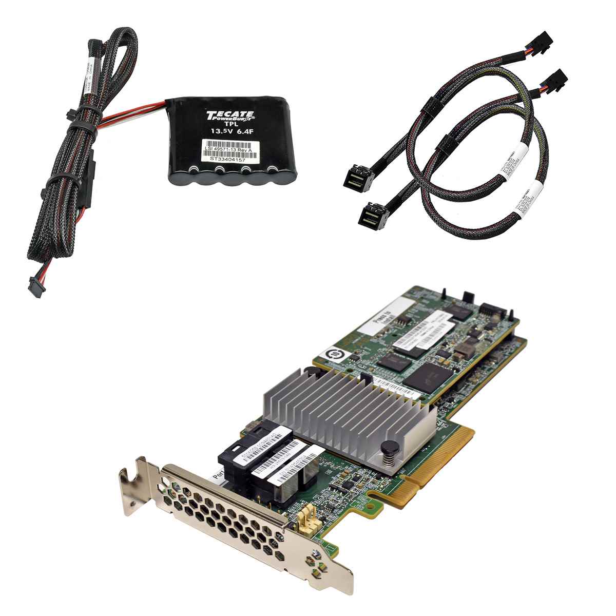 IBM ServeRAID M5210 12G RAID Controller 46C9111 +SAS Kabel +4 GB Cache +BBU LP IBM ServeRAID M5210 12G RAID Controller 46C9111 +SAS Kabel +4 GB Cache +BBU LP