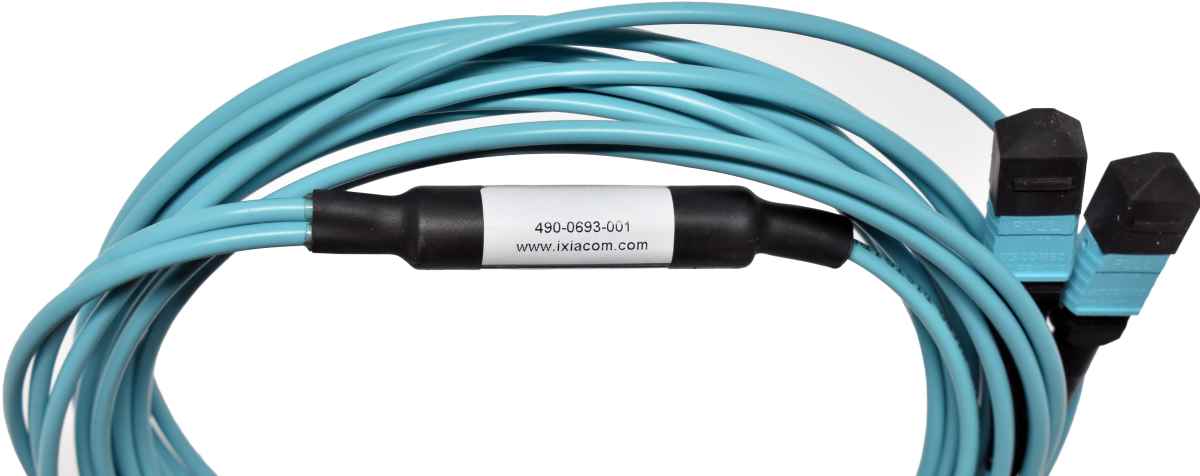Ixia Flex Tap MTP Y-Cable 490-0693-001 OM3 nm850/1300 Aqua NEW NEU