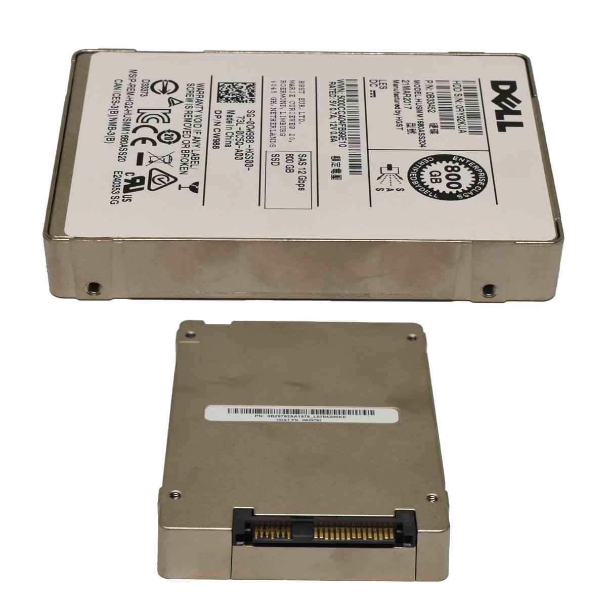 Dell Enterprise Plus 800GB SAS 12G 2.5“ (SSD) HUSMM1680ASS204 0CW988