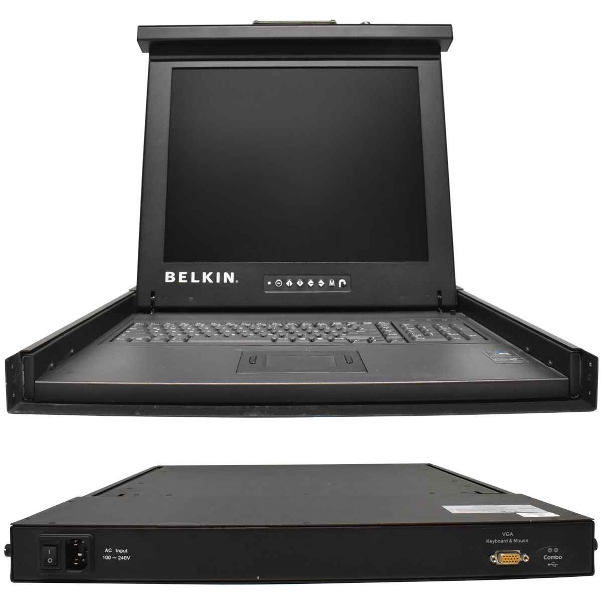 Belkin KVM Rack Console F1DC101PdeSR 17 Zoll LCD 1280 x 1024 DE QWERTZ 1U Belkin KVM Rack Console F1DC101PdeSR 17 Zoll LCD 1280 x 1024 DE QWERTZ 1U