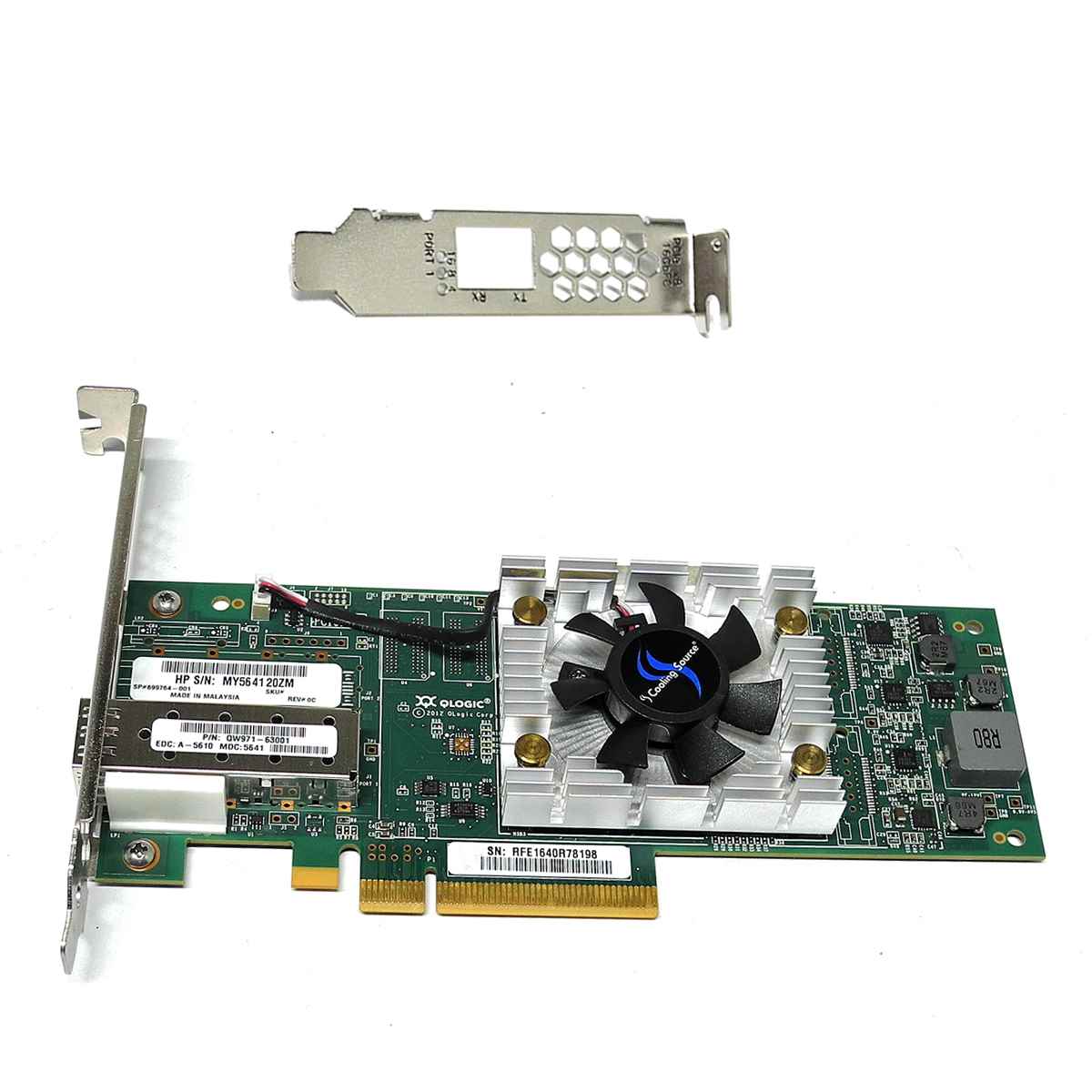 HP Qlogic QLE2660 Single-Port FC 16Gb PCIe x8 Network Adapter 699764-001 neu OVP HP Qlogic QLE2660 Single-Port FC 16Gb PCIe x8 Network Adapter 699764-001 neu OVP