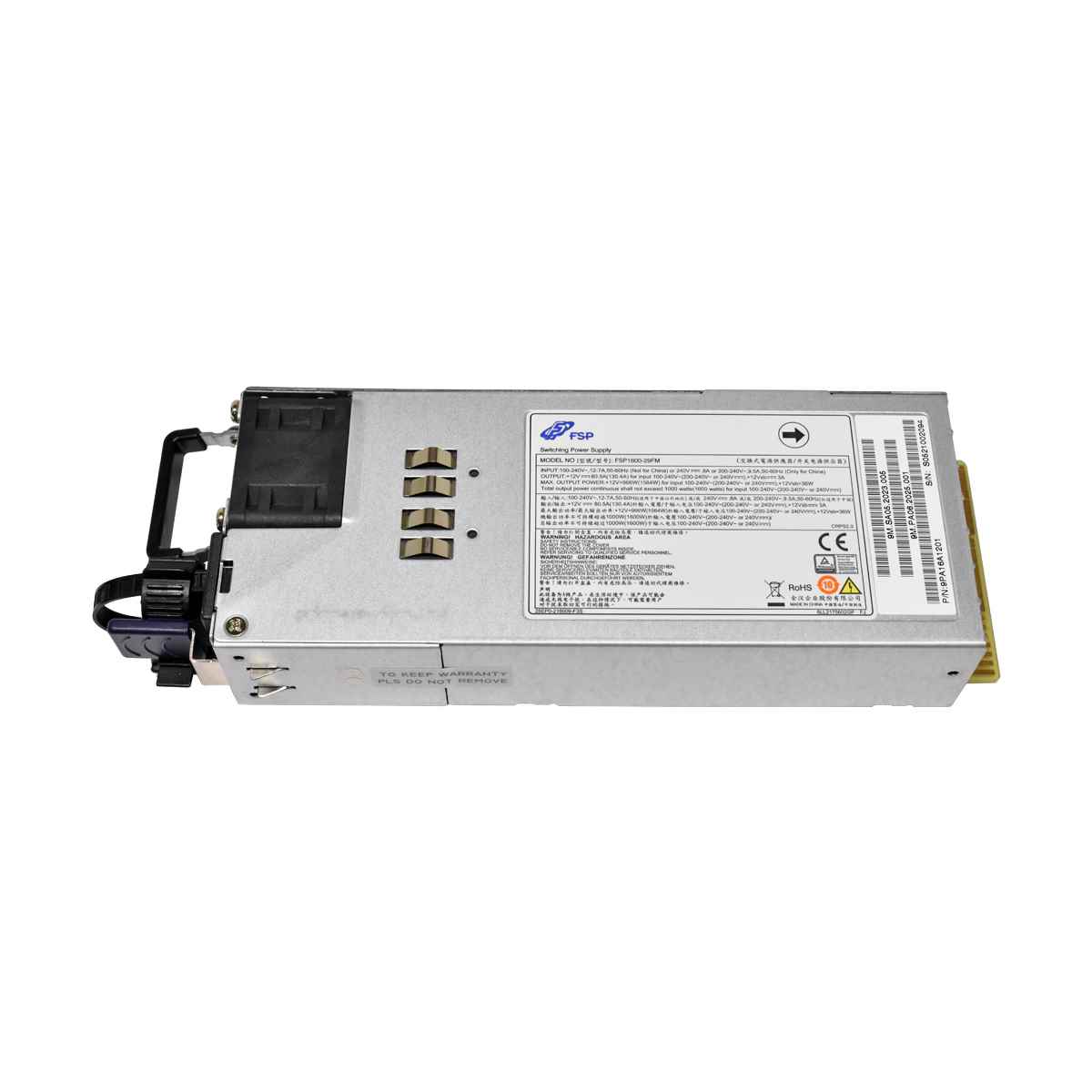 Gigabyte G431-MM0 FSP 1600W 80PLUS Platinum PSU FSP1600-29FM 9PA16A1201 3x Gigabyte G431-MM0 80PLUS Platinum FSP 1600W PSU FSP1600-29FM 9PA16A1201