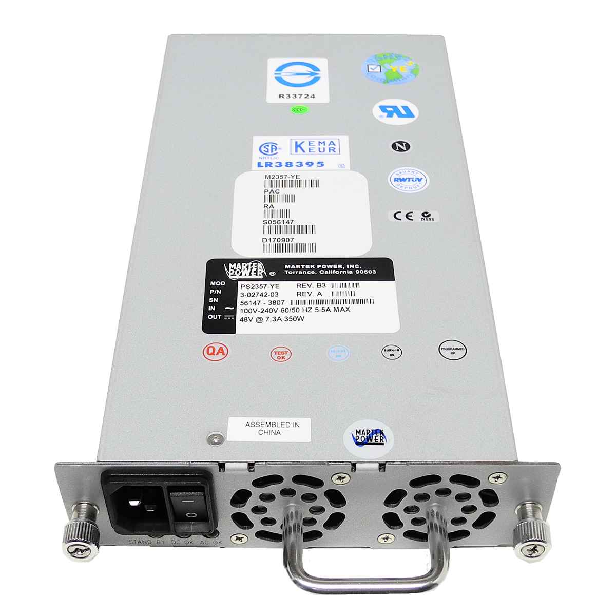 MARTEK POWER Power Supply / Netzteil PS2357-YE 350W für Dell PowerVault ML6000 MARTEK POWER Power Supply / Netzteil PS2357-YE 350W für Dell PowerVault ML6000
