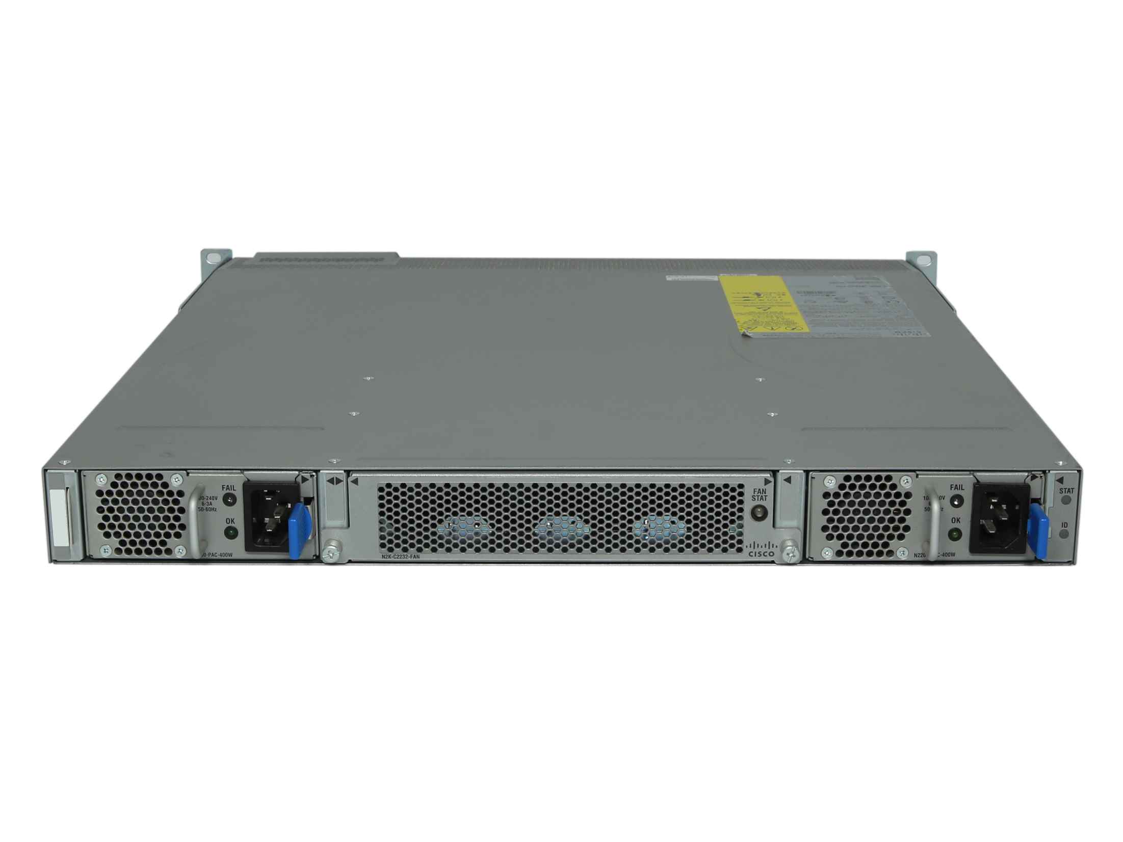 Cisco Nexus N2K-C2232TM-10GE 68-4168-04 40-Port blaue PSUs + 4 mini GBICs Cisco Nexus N2K-C2232TM-10GE 68-4168-04 40-Port blaue PSUs + 4 mini GBICs