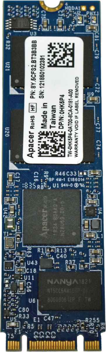 Dell 0HK5P4 Apacer 8Y.5CFS2.BT3B3BB 64GB M.2 SSD SATA 6 Gbit/s Dell 0HK5P4 Apacer 8Y.5CFS2.BT3B3BB 64GB M.2 SSD SATA 6 Gbit/s