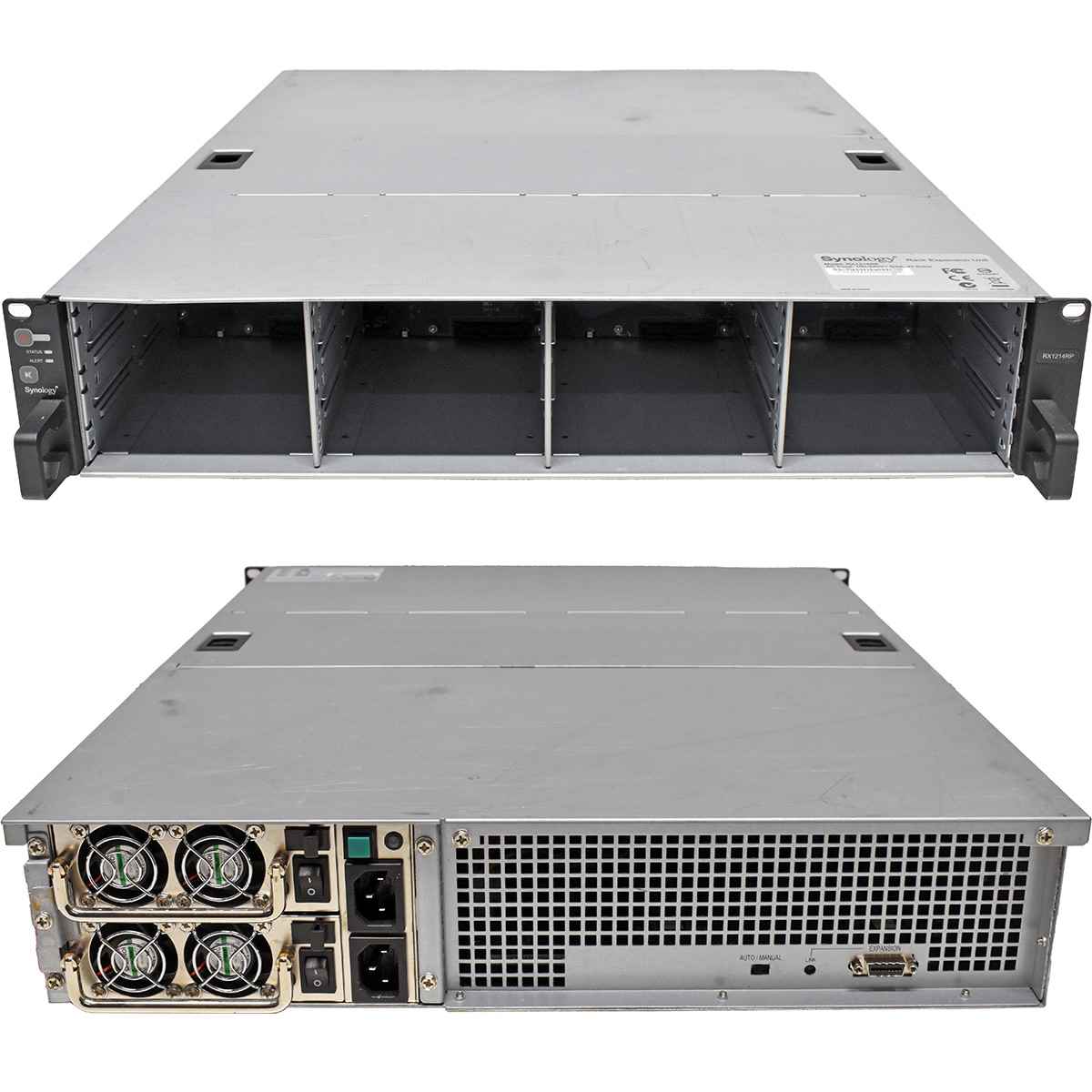 Synology RS1214RP 2U NAS Rack Station 12x 3,5 Expansionseinheit Unit Synology RS1214RP 2U NAS Rack Station 12x 3,5 Expansionseinheit Unit