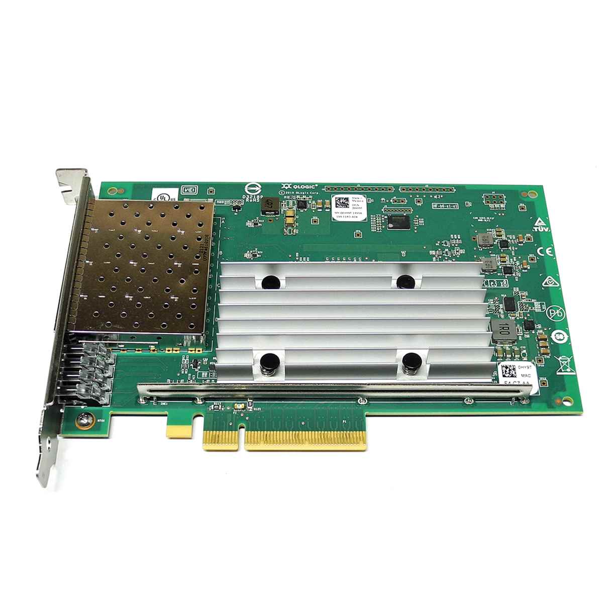 DELL 00HY9T QLogic QL41164HFCU-DE Quad-Port 10Gb PCIe x8 FC SFP+ Server Adapter DELL 00HY9T QLogic QL41164HFCU-DE Quad-Port 10Gb PCIe x8 FC SFP+ Server Adapter