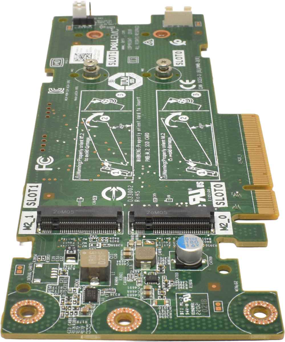 Dell 061F54 BOSS SSD Adapter Card PCI-Express x8 to 2x M.2 2280 SSD Slots ohne Bracket Dell 061F54 BOSS SSD Adapter Card PCI-Express x8 to 2x M.2 2280 SSD Slots ohne Bracket
