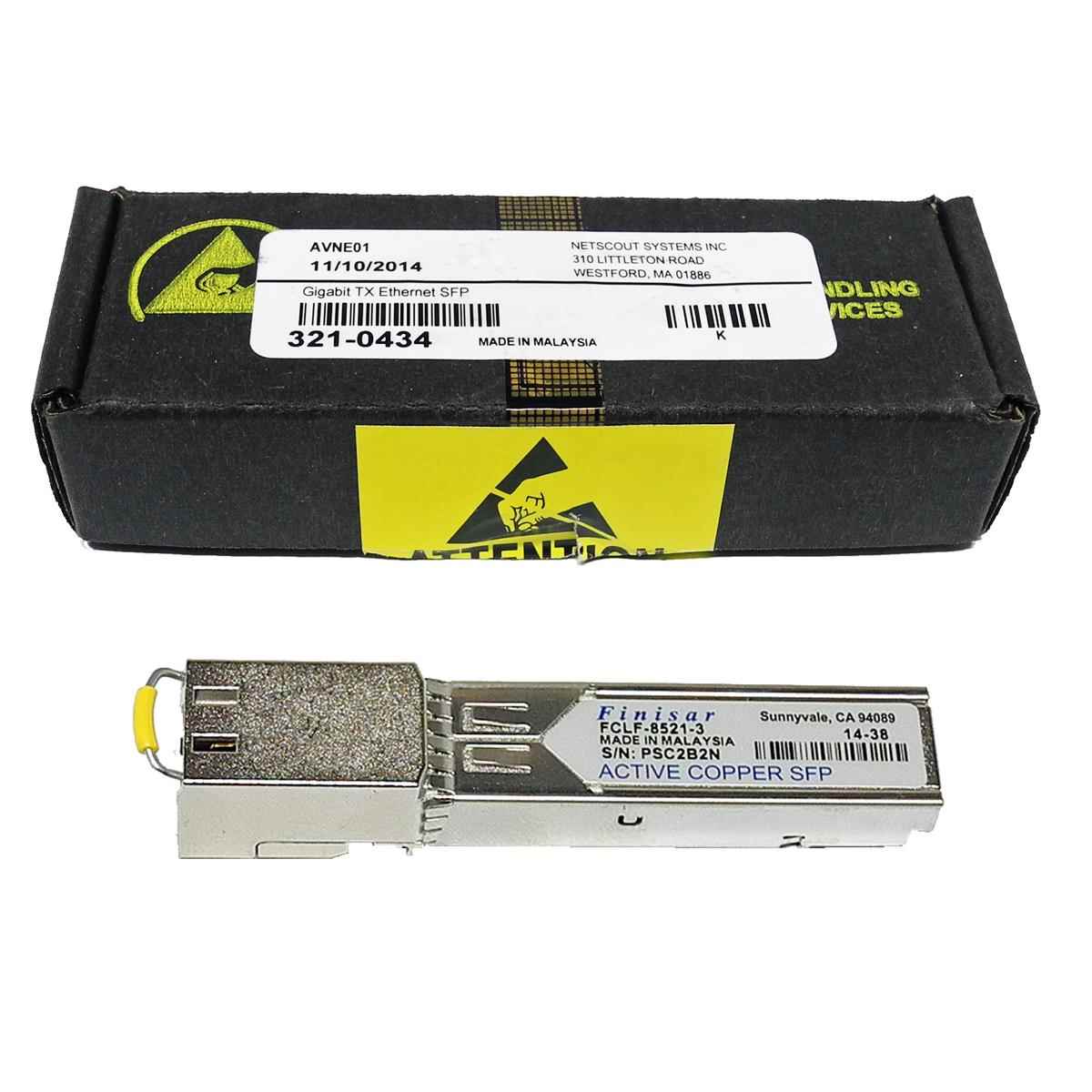 Finisar FCMJ-8521-3 FCLF-8521-3 Active Copper SFP 1000Base-T Transceiver Module Finisar FCMJ-8521-3 FCLF-8521-3 Active Copper SFP 1000Base-T Transceiver Module