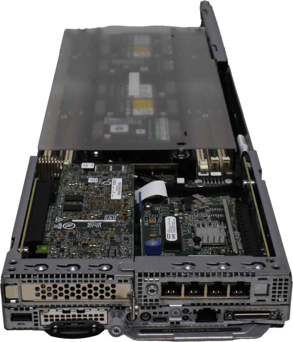 HP Server ProLiant XL170r G10 2x Intel Silver 4116 12C 2,18GHz CPU 64GB RAM PC4 331FLR P408i-p SR G10  für Apollo 2000 Serie