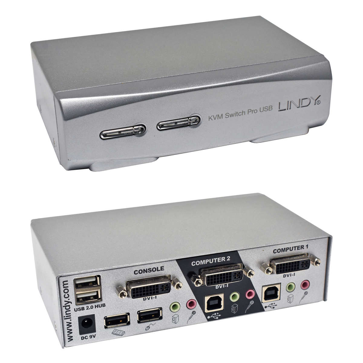 Lindy-39332-KVM-Switch-PRO-USB-2-0-Audio-DVI-I-Dua-001.jpg Lindy 39332 KVM Switch PRO USB 2.0 Audio DVI-I Dual Link 2-Port