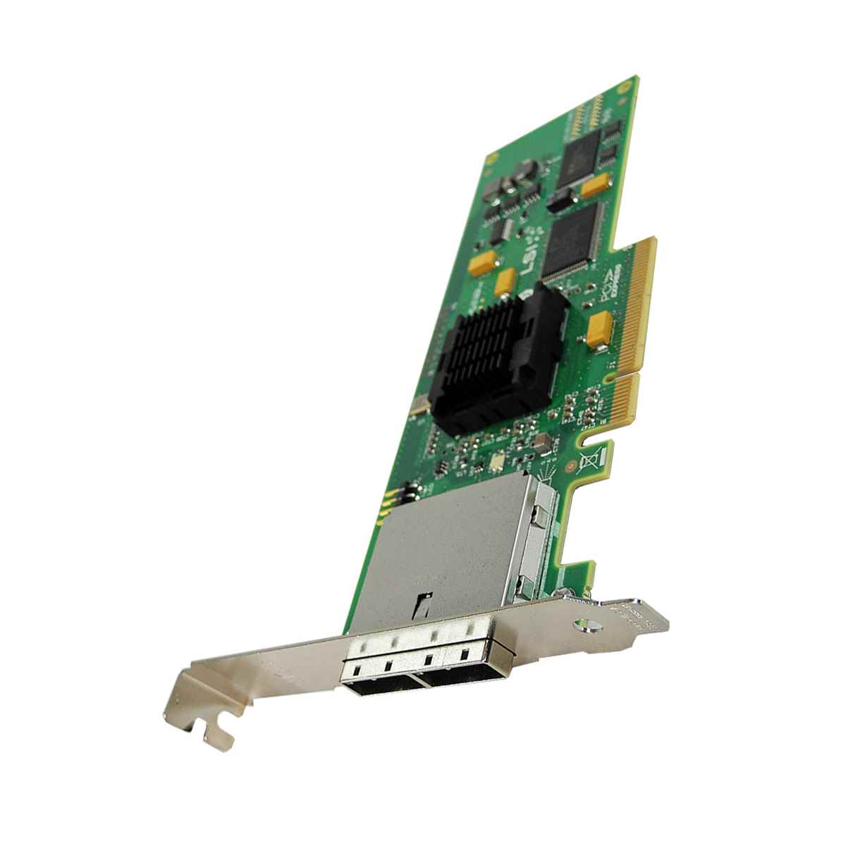 LSI SAS3801EL-S dual 3 Gb/s SAS PCIe x8 Server Adapter SunFRU 375-3487-04 FP LSI SAS3801EL-S dual 3 Gb/s SAS PCIe x8 Server Adapter SunFRU 375-3487-04 FP
