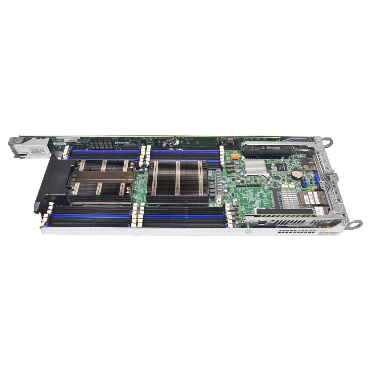 NetApp Supermicro Node Server X10DRT-B+NA011 no CPU no PC4 2x Kühler AOC-MH25G-M2S2T 25GbE