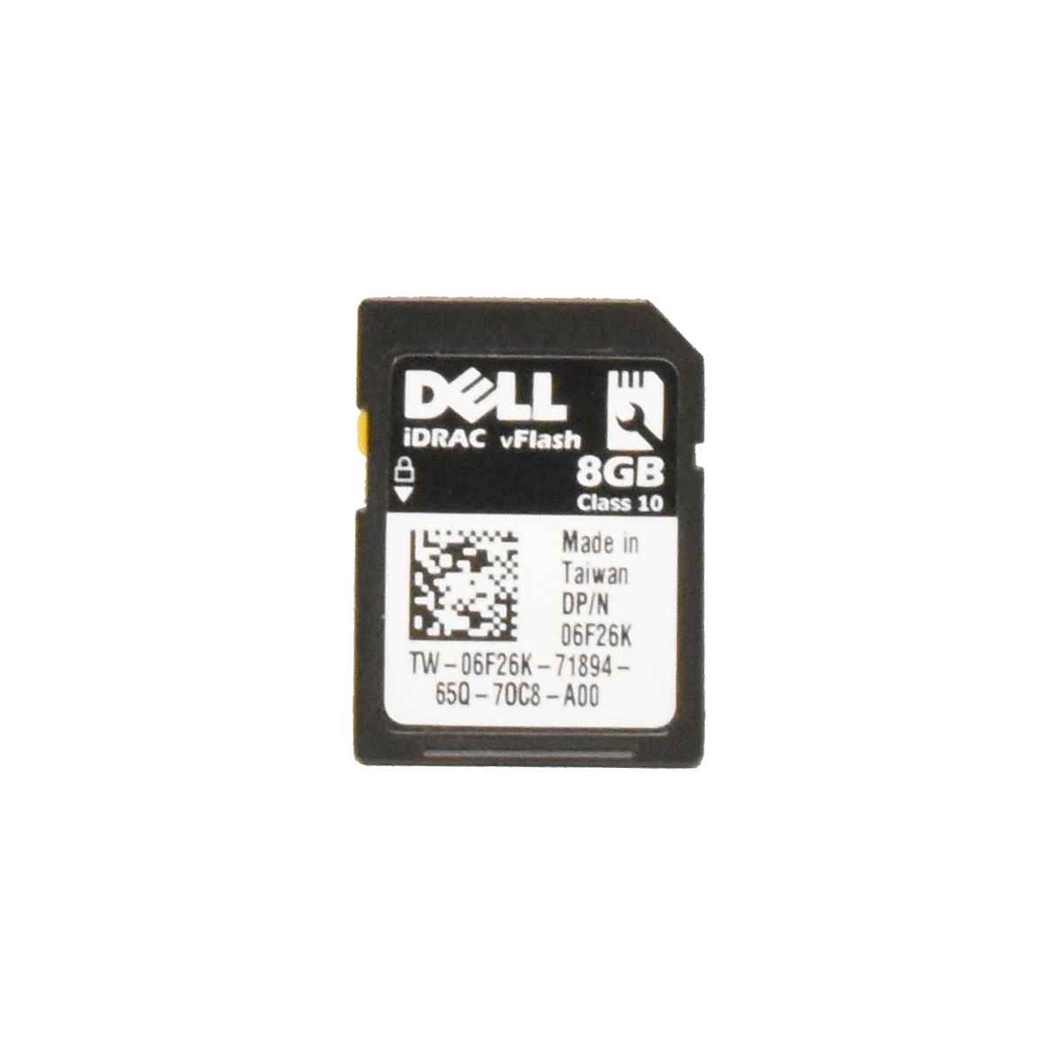Dell iDRAC vFlash 8GB SD Card Dell PowerEdge TW-06F26K-71894 06F26K Dell iDRAC vFlash 8GB SD Card Dell PowerEdge TW-06F26K-71894 06F26K
