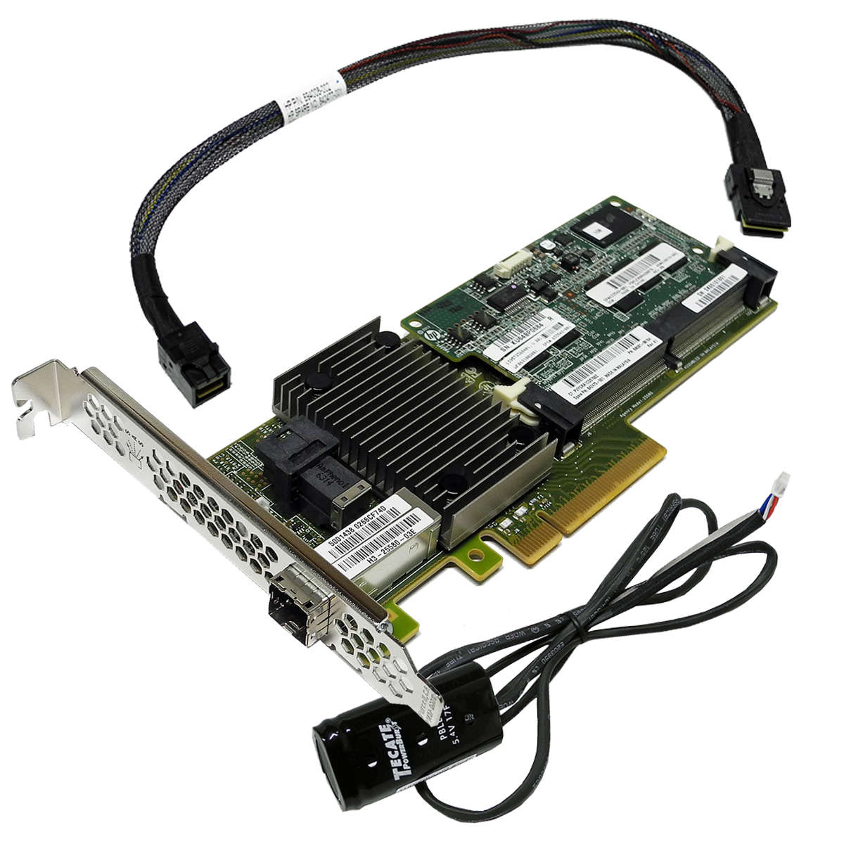 HP-P1224-1GB-FBWC-PCA-4e-4i-2-ports-SAS-Controller-001.jpg HP P1224 1GB FBWC PCA 4e/4i 2-ports SAS Controller 842475-001 B6Q91-60104
