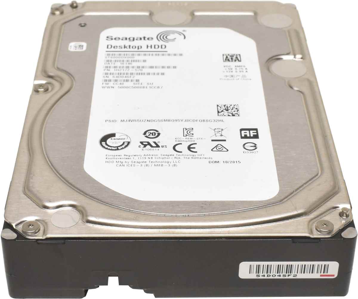Seagate Desktop 6TB 3.5" 7.2K 6G SATA HDD Festplatte ST6000DX000 1H217Z-570 Seagate Desktop 6TB 3.5" 7.2K 6G SATA HDD Festplatte ST6000DX000 1H217Z-570