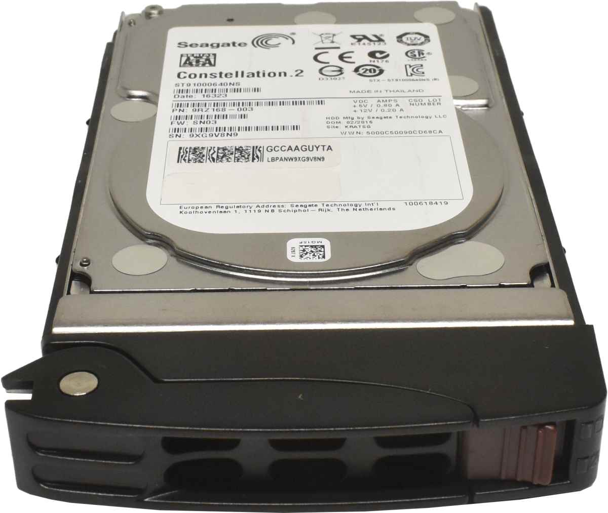 Supermicro Seagate 1TB 2.5" 7.2K 6G SATA HDD Festplatte ST91000640NS 9RZ168-003